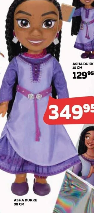 Legekæden Asha dukke tilbud