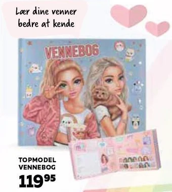 Legekæden Topmodel vennebog tilbud
