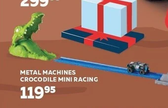 Legekæden Metal machines crocodile mini racing tilbud