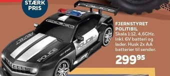 Legekæden Fjernstyret politibil tilbud
