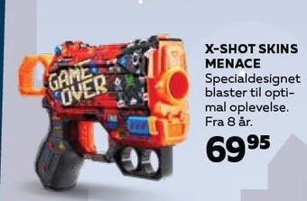 Legekæden X-shot skins menace tilbud