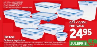 Din Isenkræmmer Tefal opbevaringsbokse tilbud