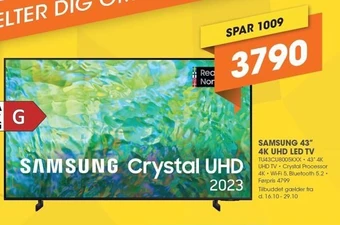 Expert Samsung 43'' 4k uhd led tv tilbud
