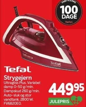 Din Isenkræmmer Tefal strygejern tilbud