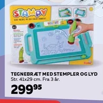 Legekæden Tegnebræt med stempler og lyd tilbud