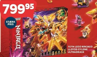 Legekæden 71774 lego ninjago lloyds gyldne ultradrage tilbud
