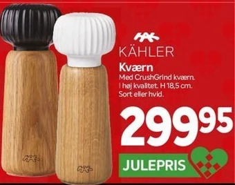 Din Isenkræmmer Kähler kværn tilbud