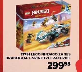 Legekæden 71791 lego ninjago zanes dragekraft-spinjitzu-racerbil tilbud