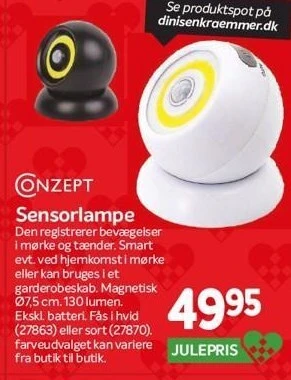 Din Isenkræmmer Conzept sensorlampe tilbud
