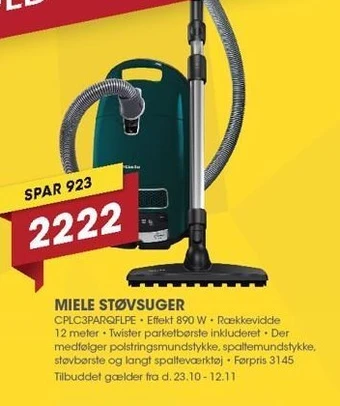 Punkt1 Miele støvsuger tilbud