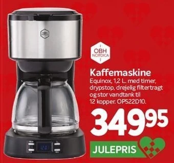 Din Isenkræmmer Obh nordica kaffemaskine tilbud