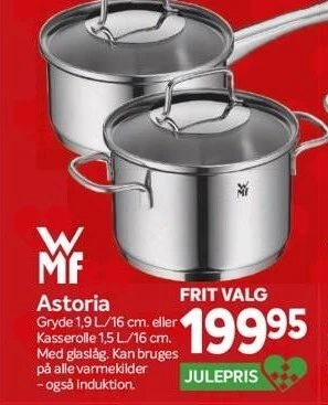 Din Isenkræmmer Wmf astoria tilbud