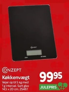 Din Isenkræmmer Conzept køkkenvægt tilbud