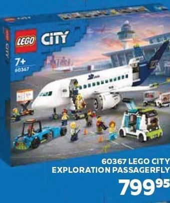 Legekæden Lego city exploration passagerfly tilbud
