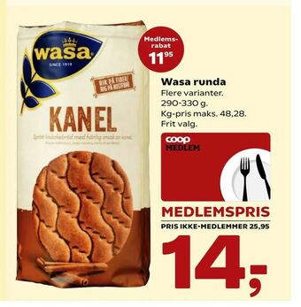 Dagli'Brugsen Wasa runda tilbud