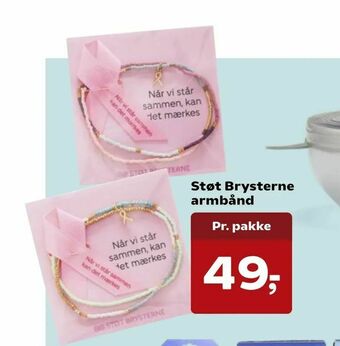 Støt Brysterne armbånd