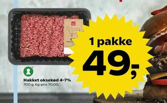 Dagli'Brugsen Hakket oksekød 4-7% tilbud