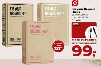 Dagli'Brugsen I'm your Organic i boks tilbud