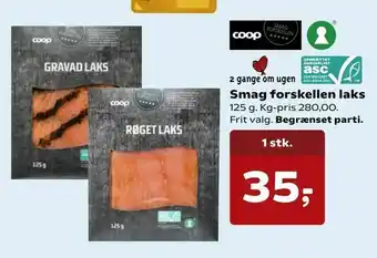 Dagli'Brugsen Smag forskellen laks tilbud