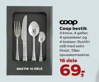 Kvickly Coop bestik tilbud