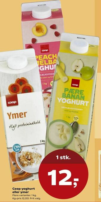 Kvickly Coop yoghurt eller ymer tilbud