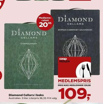 Kvickly Diamond Cellars i boks tilbud