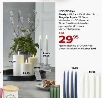 Kvickly LED 3D lys tilbud