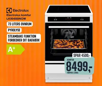Skousen Electrolux komfur lki6489now tilbud