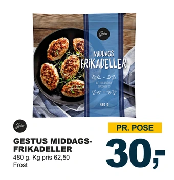 Gestus middagsfrikadeller
