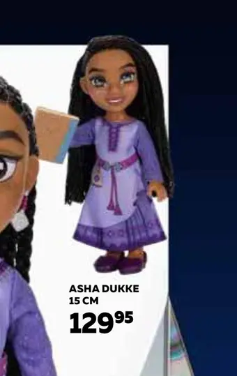 Legekæden Asha dukke 15 cm tilbud