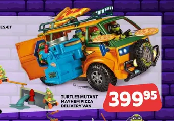 Turtles mayhem pizza delivery van mutant