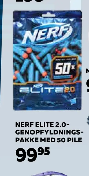Nerf elite 2,0- genopfyldningspakke med 50 pile