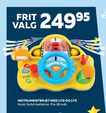 Legekæden Instrumentbræt med lyd og lys tilbud