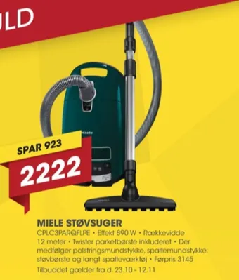 Punkt1 Miele støvsuger tilbud