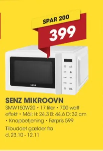 Punkt1 Senz mikroovn tilbud