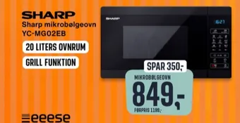 Skousen Sharp mikroovn tilbud