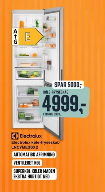 Skousen Electrolux køle/fryseskab tilbud
