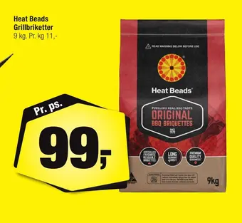 Calle Heat beads grillbriketter tilbud