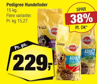 Calle Pedigree hundefoder tilbud