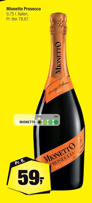 Calle Mionetto prosecco tilbud