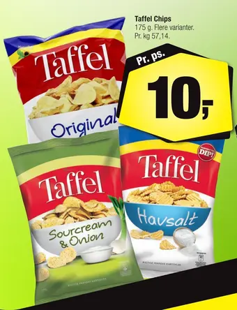 Calle Taffel chips tilbud