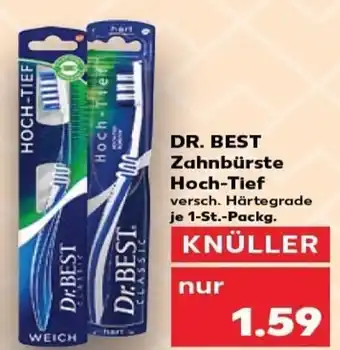 Kaufland DR. BEST Zahnbürste Hoch-Tief tilbud