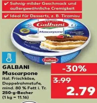 Kaufland GALBANI Mascarpone tilbud