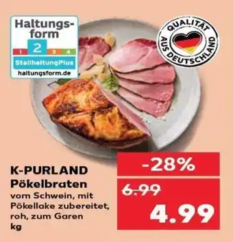 Kaufland DE K-PURLAND Pökelbraten tilbud