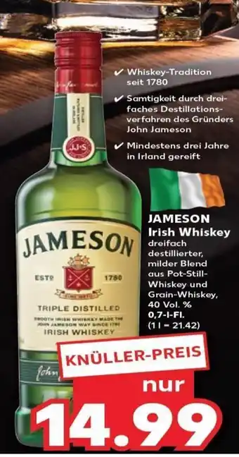 Kaufland DE JAMESON Irish Whiskey tilbud