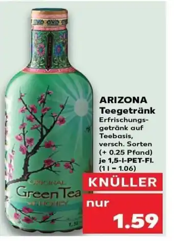Kaufland DE ARIZONA Teegetränk tilbud