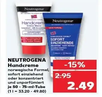 Kaufland NEUTROGENA Handcreme tilbud