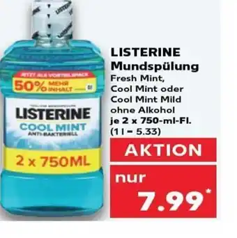 Kaufland LISTERINE Mundspülung tilbud