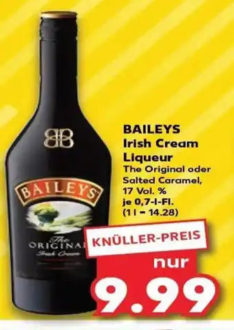 Kaufland BAILEYS Irish Cream Liqueur tilbud