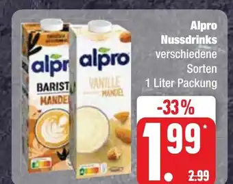 Zentralmarkt Alpro Nussdrinks tilbud